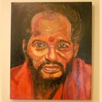 Simon Rowley - “Baba"  (oil on canvas)